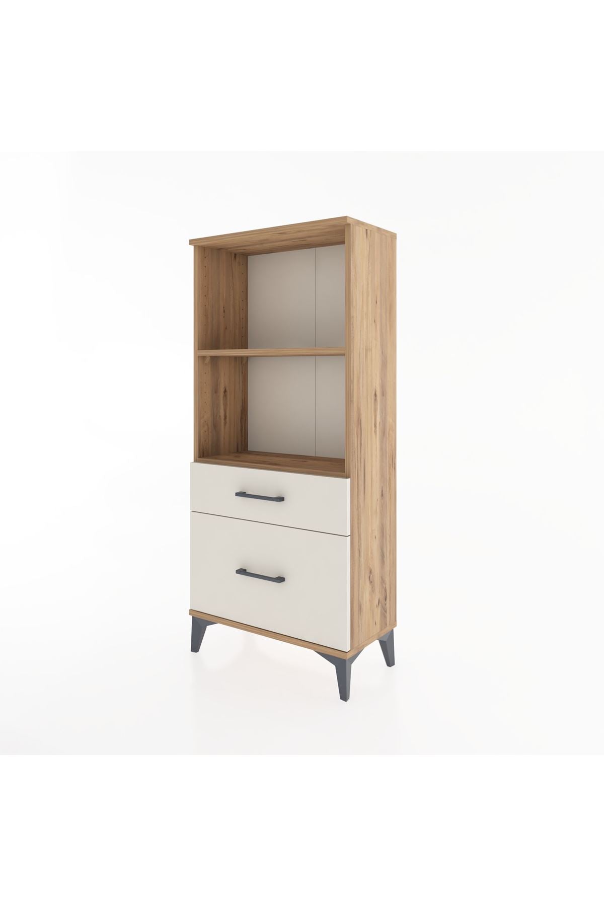 Hyperion Dolap 2 Raflı 2 Çekmeceli 60x44x134 Çam-Aytaşı