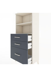 Hyperion Dolap 2 Raflı 3 Çekmeceli 60x44x134 Aytaşı-Antrasit