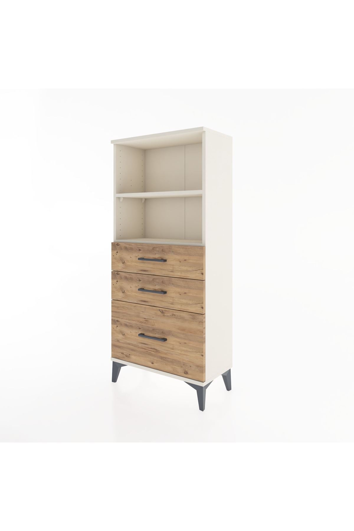 Hyperion Dolap 2 Raflı 3 Çekmeceli 60x44x134 Aytaşı-Çam