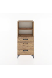 Hyperion Dolap 2 Raflı 3 Çekmeceli 60x44x134 Çam-Çam