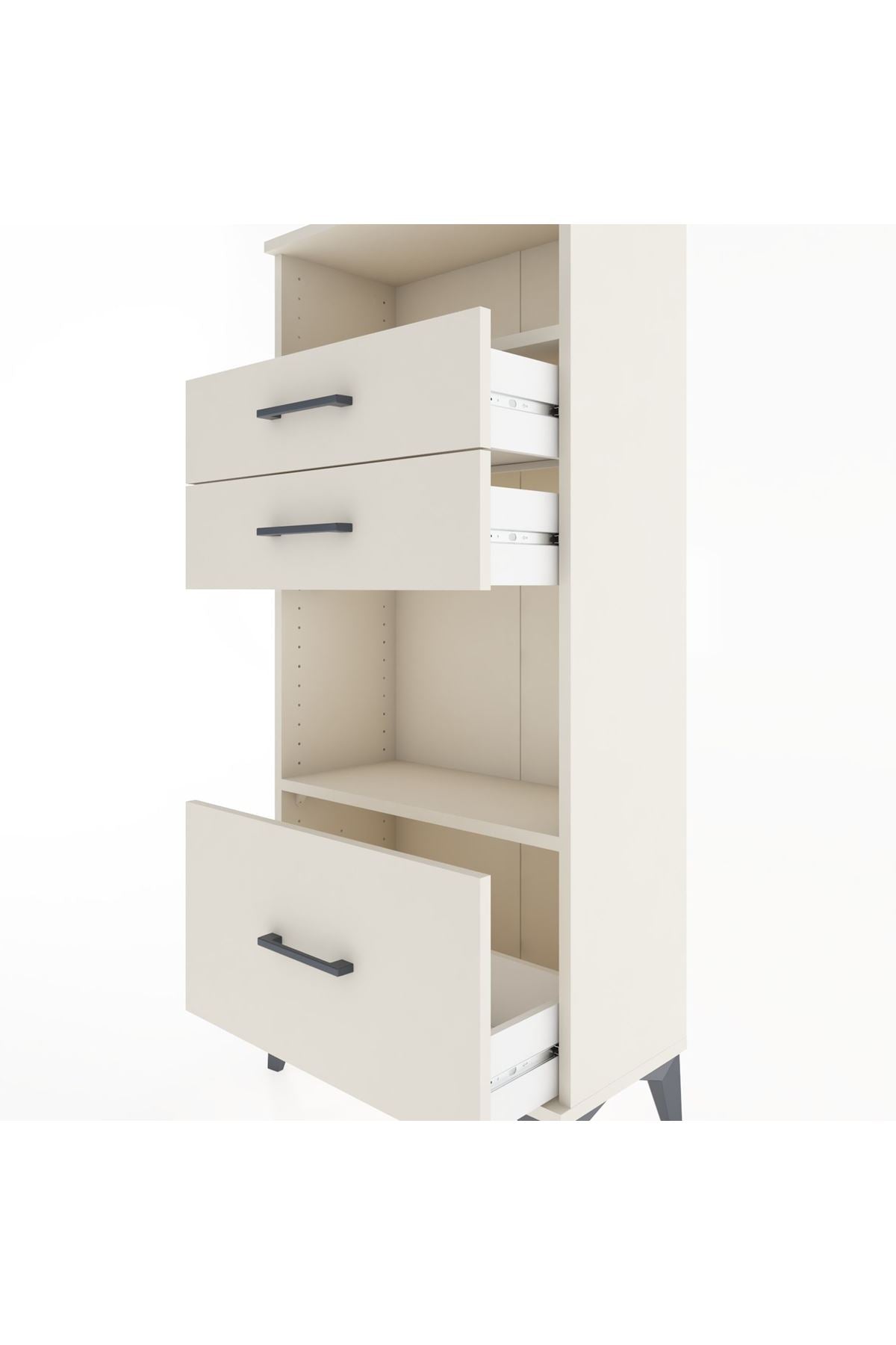 Hyperion Dolap 2 Raflı 3 Çekmeceli 60x44x134 Aytaşı-Aytaşı