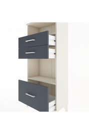 Hyperion Dolap 2 Raflı 3 Çekmeceli 60x44x134 Aytaşı-Antrasit