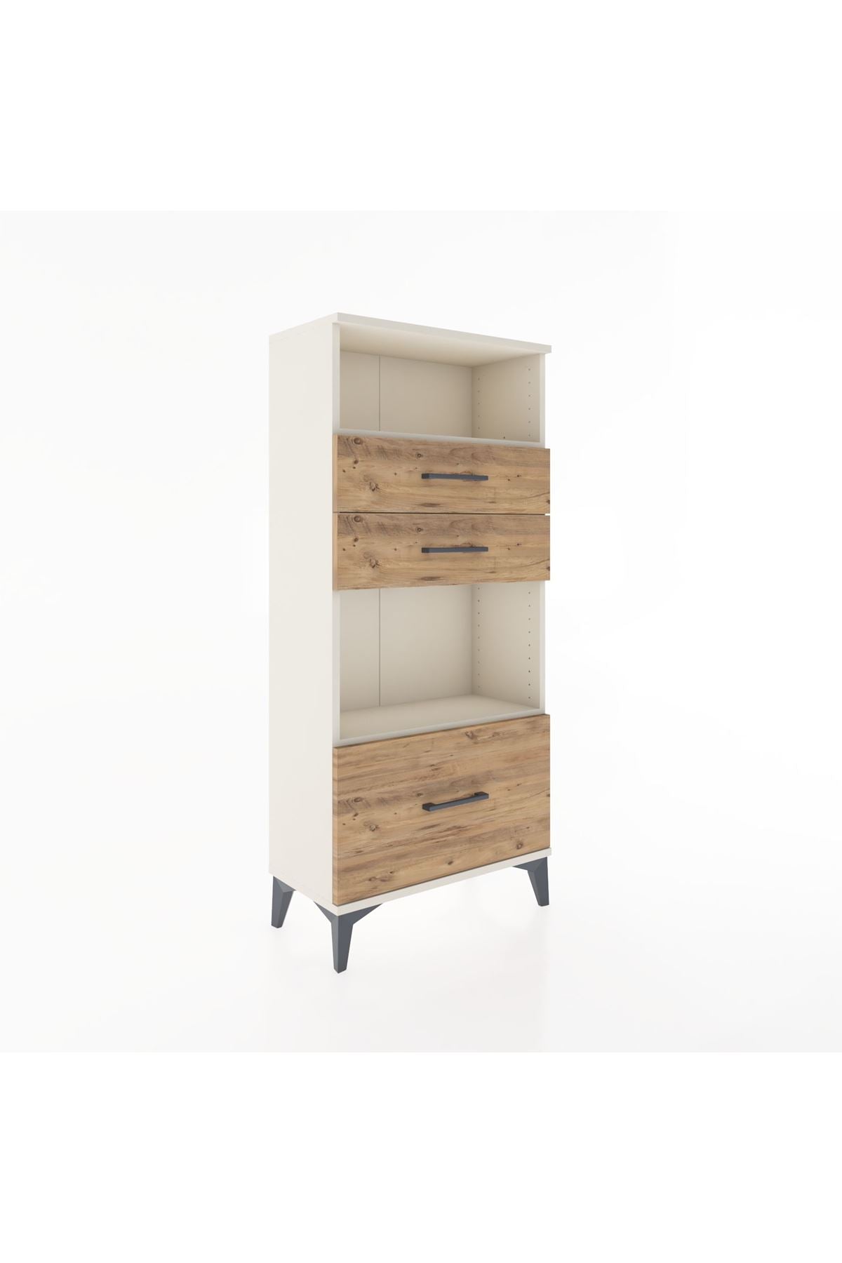 Hyperion Dolap 2 Raflı 3 Çekmeceli 60x44x134 Aytaşı-Çam