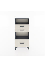 Hyperion Dolap 2 Raflı 3 Çekmeceli 60x44x134 Antrasit-Aytaşı
