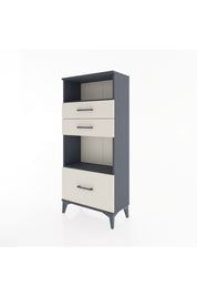 Hyperion Dolap 2 Raflı 3 Çekmeceli 60x44x134 Antrasit-Aytaşı