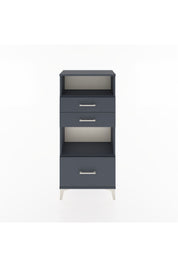 Hyperion Dolap 2 Raflı 3 Çekmeceli 60x44x134 Antrasit-Antrasit