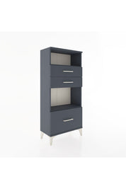 Hyperion Dolap 2 Raflı 3 Çekmeceli 60x44x134 Antrasit-Antrasit