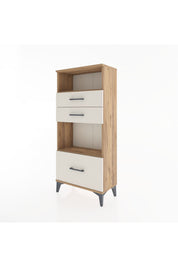 Hyperion Dolap 2 Raflı 3 Çekmeceli 60x44x134 Çam-Aytaşı