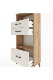 Hyperion Dolap 2 Raflı 3 Çekmeceli 60x44x134 Çam-Aytaşı