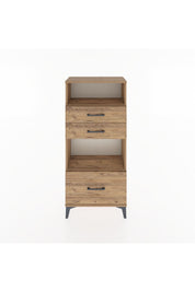 Hyperion Dolap 2 Raflı 3 Çekmeceli 60x44x134 Çam-Çam