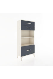 Hyperion Dolap 2 Raflı 3 Çekmeceli 60x44x134 Aytaşı-Antrasit