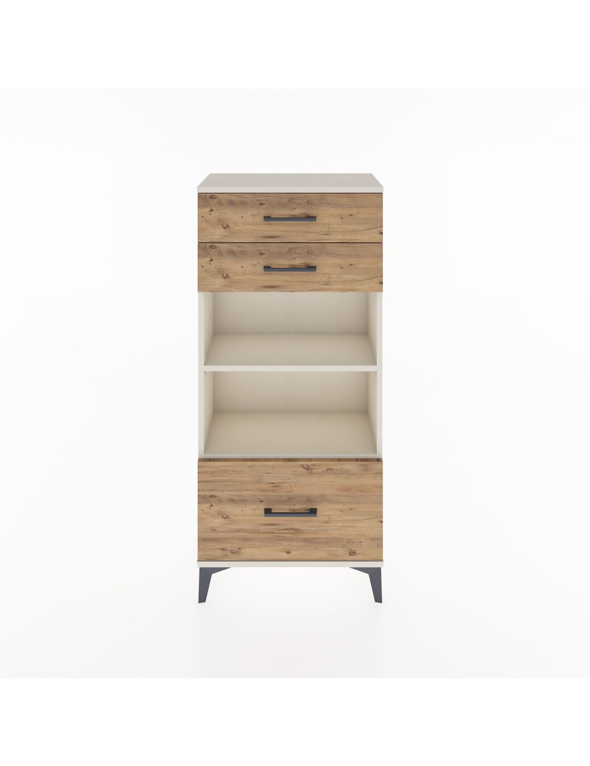 Hyperion Dolap 2 Raflı 3 Çekmeceli 60x44x134 Aytaşı-Çam