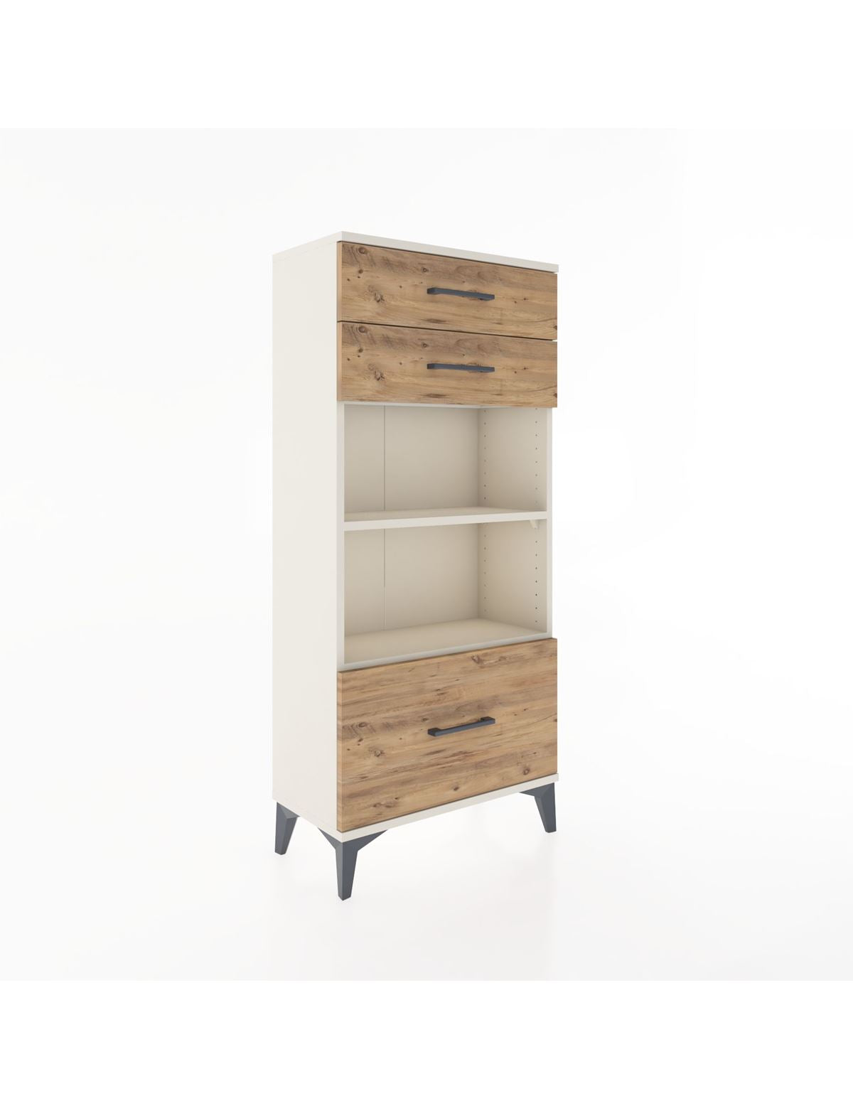 Hyperion Dolap 2 Raflı 3 Çekmeceli 60x44x134 Aytaşı-Çam