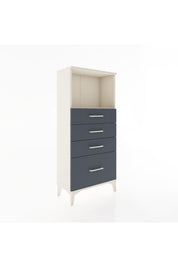 Hyperion Dolap Tek Raflı 4 Çekmeceli 60x44x134 - S50M008V2B