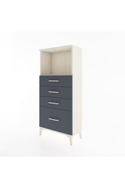 Hyperion Dolap Tek Raflı 4 Çekmeceli 60x44x134 - S50M008V2B