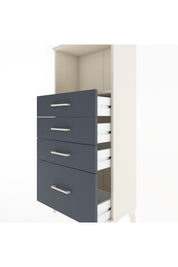 Hyperion Dolap Tek Raflı 4 Çekmeceli 60x44x134 - S50M008V2B