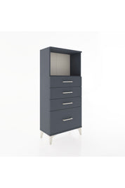 Hyperion Dolap Tek Raflı 4 Çekmeceli 60x44x134 - S50M008V5B