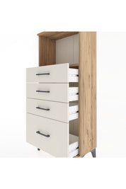 Hyperion Dolap Tek Raflı 4 Çekmeceli 60x44x134 - S50M008V7B