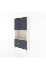 Hyperion Dolap Tek Raflı 4 Çekmeceli 60x44x134 - S50M009V2B