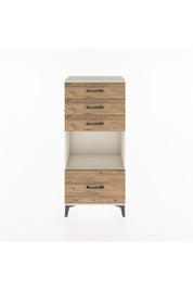Hyperion Dolap Tek Raflı 4 Çekmeceli 60x44x134 - S50M009V3B