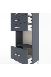 Hyperion Dolap Tek Raflı 4 Çekmeceli 60x44x134 - S50M009V5B