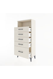 Hyperion Dolap Tek Raflı 5 Çekmeceli 60x44x134 - S50M010V1B