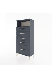 Hyperion Dolap Tek Raflı 5 Çekmeceli 60x44x134 - S50M010V5B