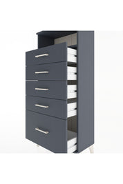 Hyperion Dolap Tek Raflı 5 Çekmeceli 60x44x134 - S50M010V5B