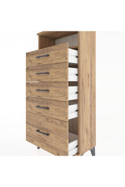 Hyperion Dolap Tek Raflı 5 Çekmeceli 60x44x134 - S50M010V9B