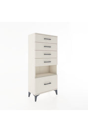 Hyperion Dolap Tek Raflı 5 Çekmeceli 60x44x134 - S50M011V1B