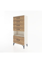 Hyperion Dolap Tek Raflı 5 Çekmeceli 60x44x134 - S50M011V3B