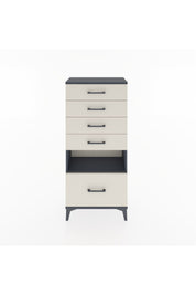 Hyperion Dolap Tek Raflı 5 Çekmeceli 60x44x134 - S50M011V4B
