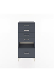 Hyperion Dolap Tek Raflı 5 Çekmeceli 60x44x134 - S50M011V5B