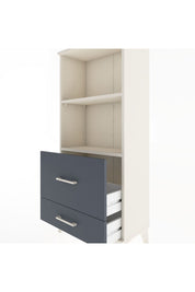 Hyperion Dolap 2 Raflı 2 Çekmeceli 60x44x134 Aytaşı-Antrasit