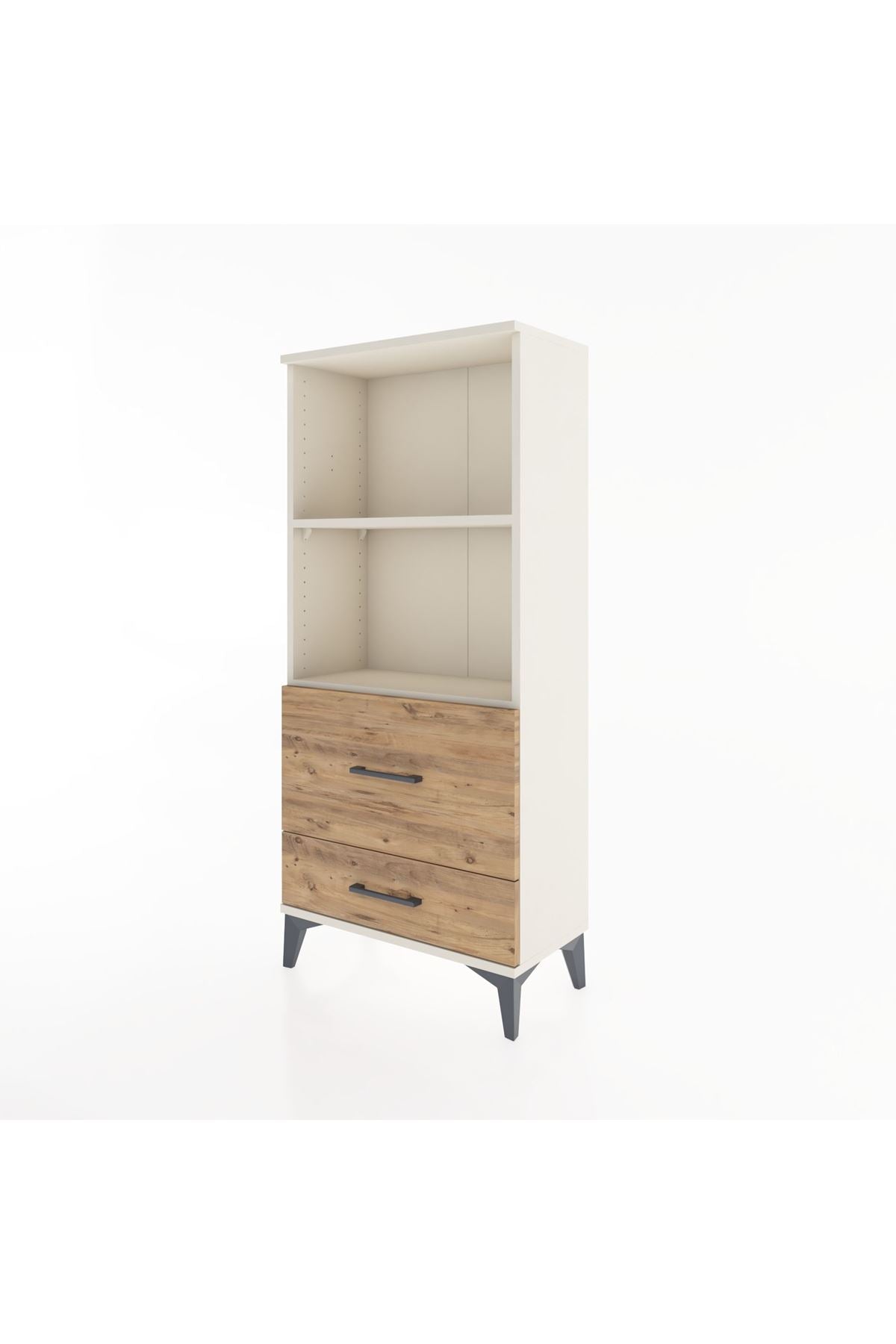 Hyperion Dolap 2 Raflı 2 Çekmeceli 60x44x134 Aytaşı-Çam