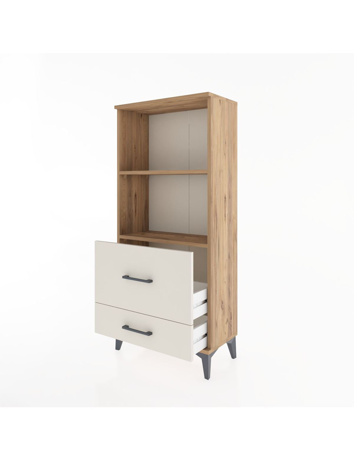 Hyperion Dolap 2 Raflı 2 Çekmeceli 60x44x134 - S50M012V7B