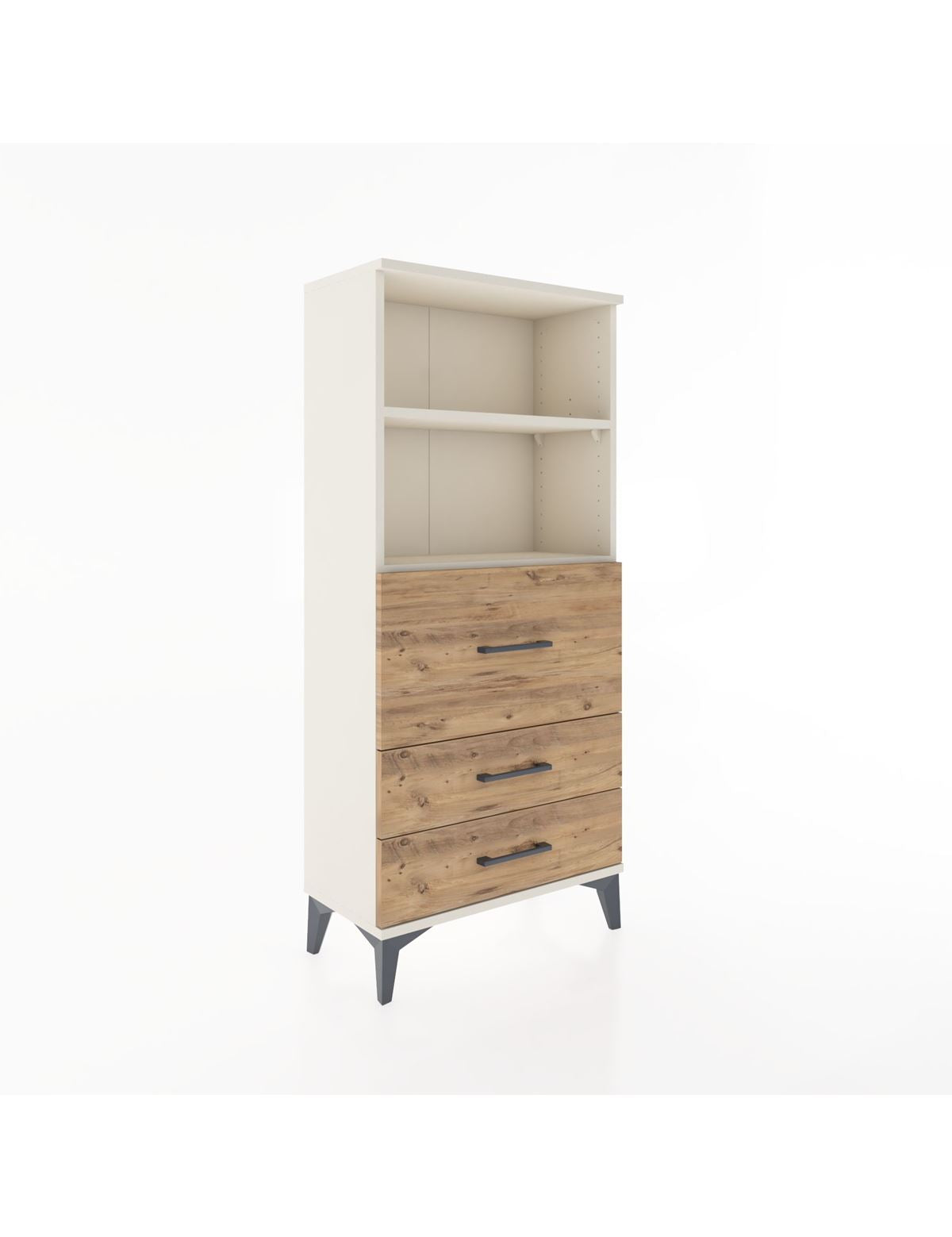 Hyperion Dolap 2 Raflı 3 Çekmeceli 60x44x134 Aytaşı-Çam