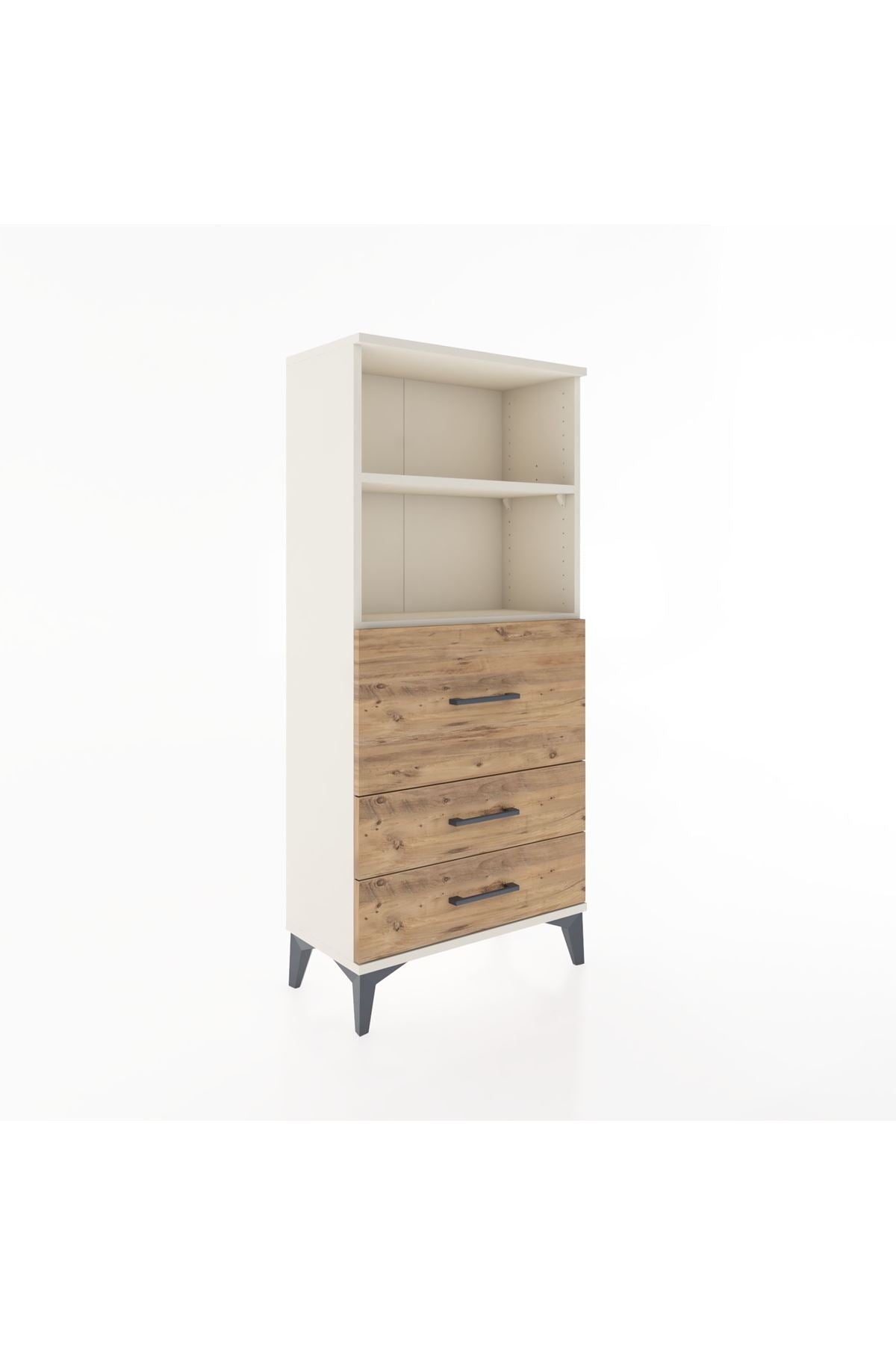 Hyperion Dolap 2 Raflı 3 Çekmeceli 60x44x134 Aytaşı-Çam