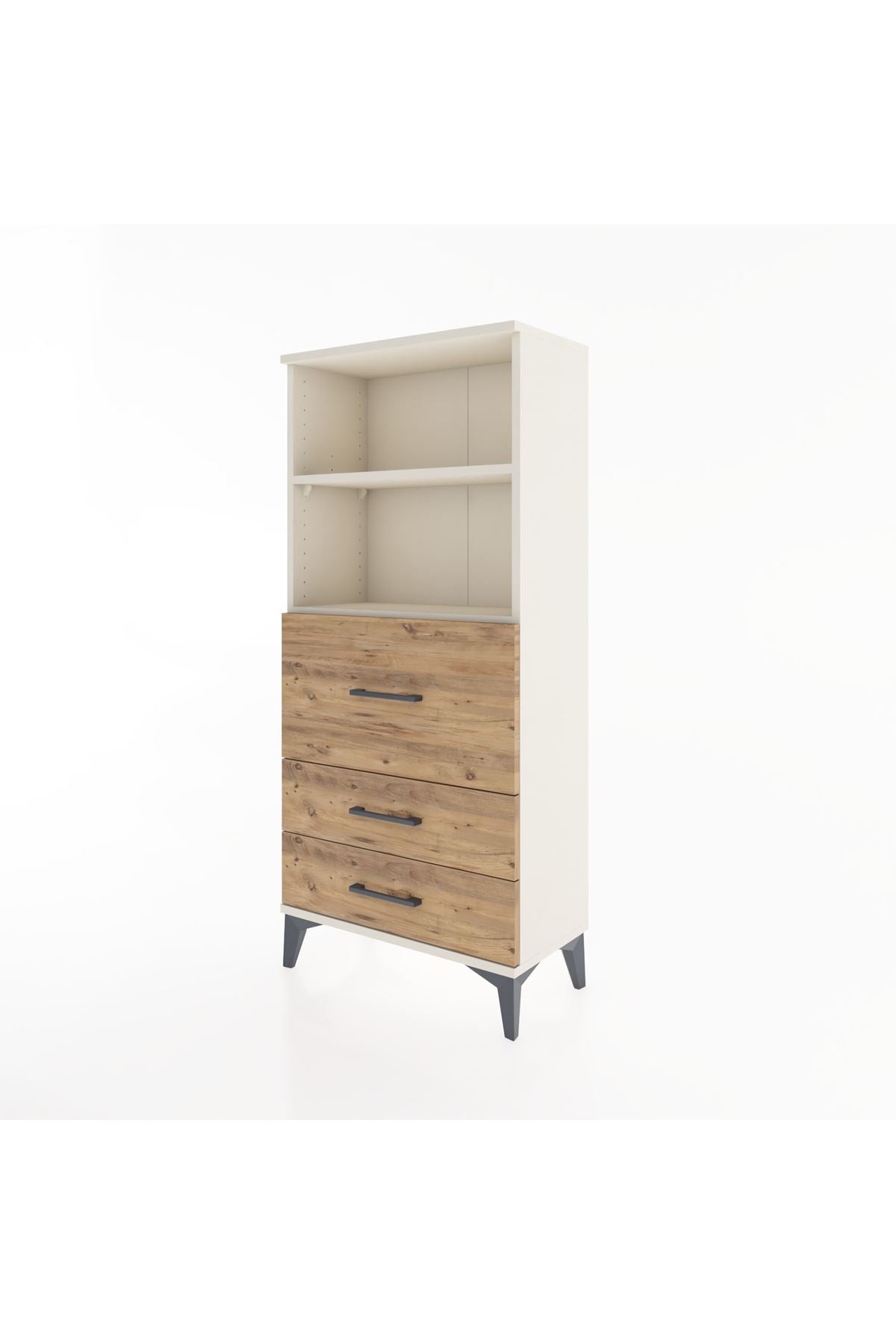 Hyperion Dolap 2 Raflı 3 Çekmeceli 60x44x134 Aytaşı-Çam