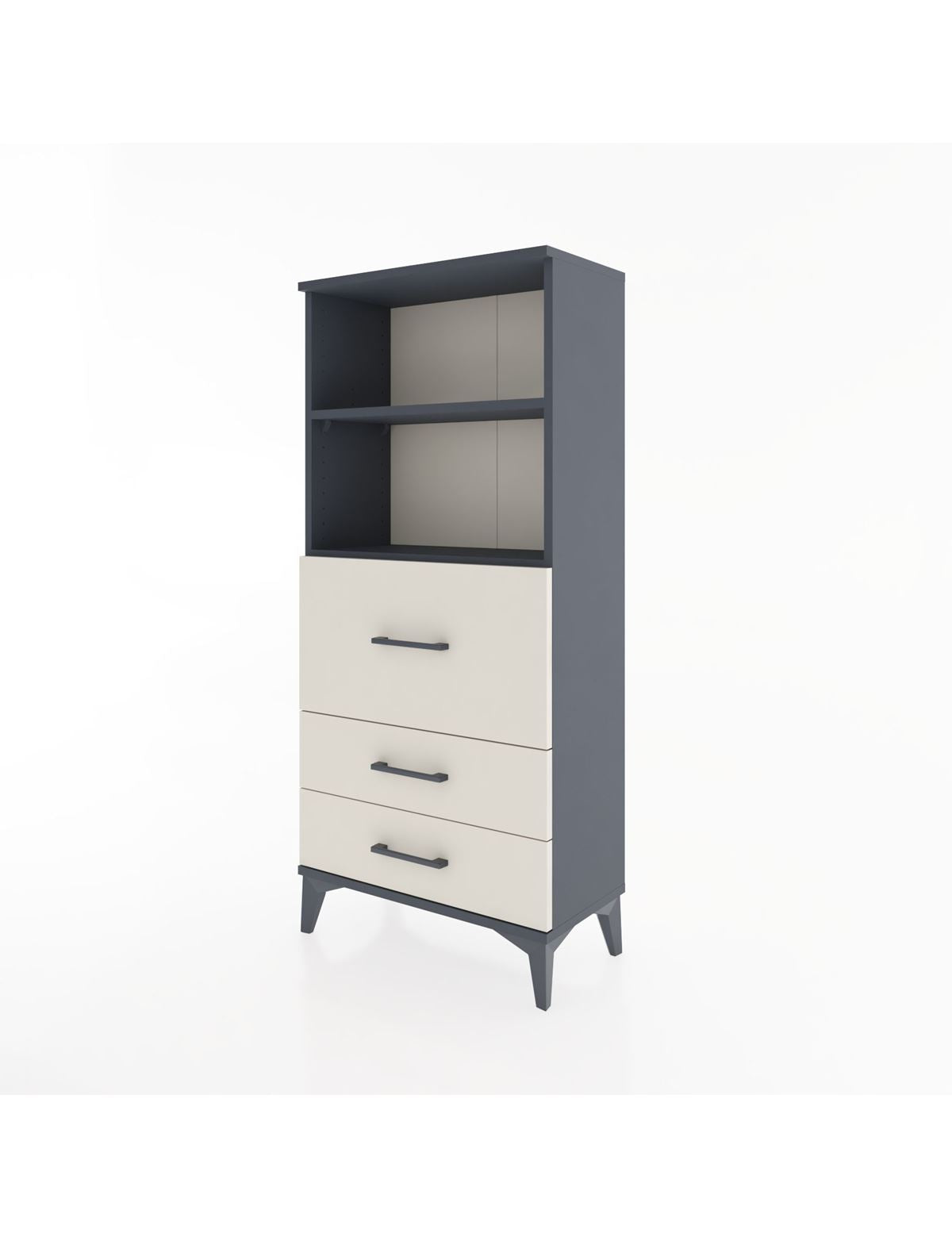 Hyperion Dolap 2 Raflı 3 Çekmeceli 60x44x134 - S50M013V4B