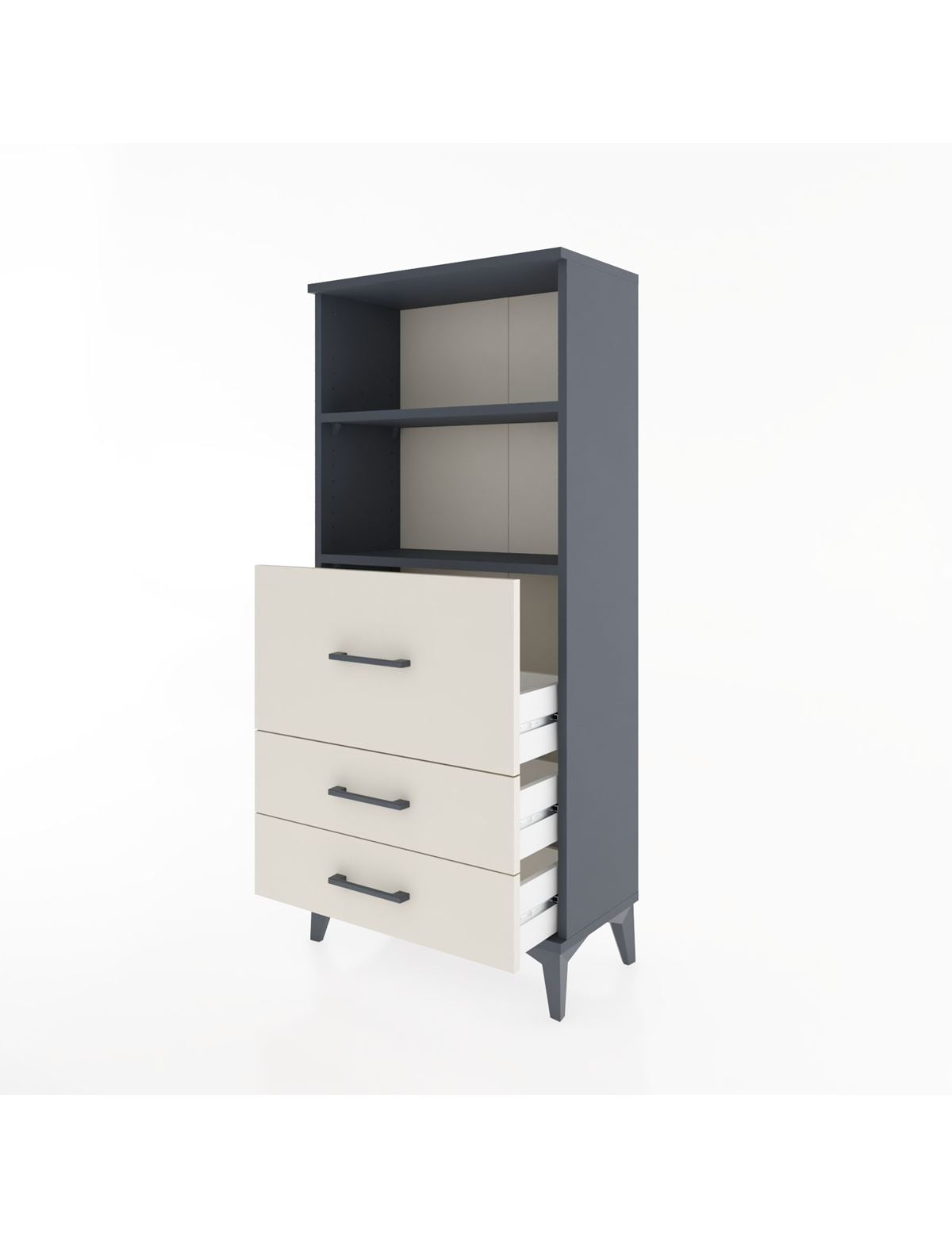 Hyperion Dolap 2 Raflı 3 Çekmeceli 60x44x134 - S50M013V4B