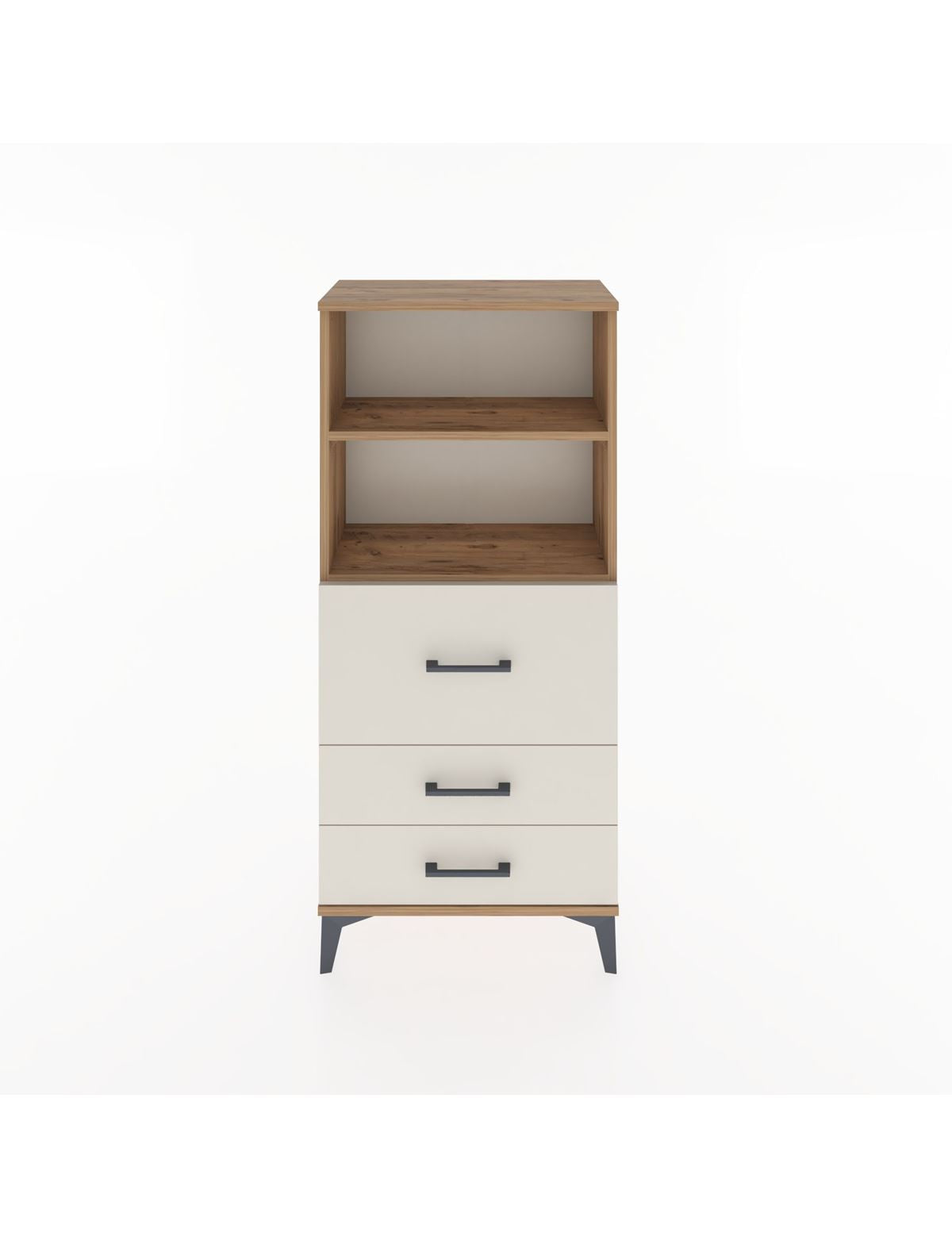 Hyperion Dolap 2 Raflı 3 Çekmeceli 60x44x134 Çam-Aytaşı