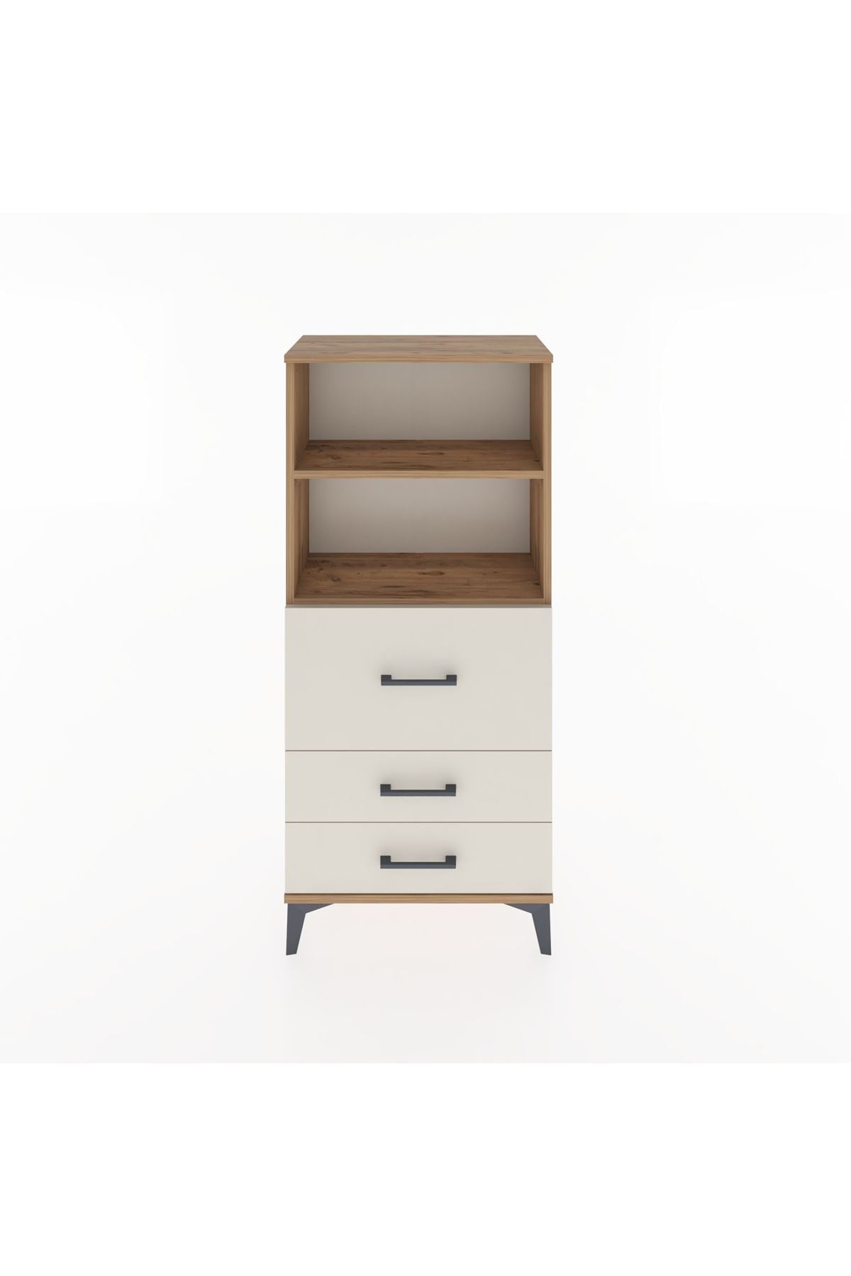 Hyperion Dolap 2 Raflı 3 Çekmeceli 60x44x134 Çam-Aytaşı