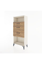 Hyperion Dolap Tek Raflı 3 Çekmeceli 60x44x134 - S50M014V3B