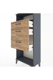 Hyperion Dolap Tek Raflı 3 Çekmeceli 60x44x134 - S50M014V6B
