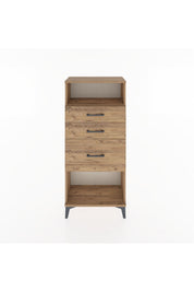 Hyperion Dolap Tek Raflı 3 Çekmeceli 60x44x134 - S50M014V9B