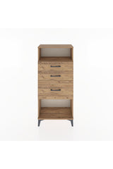 Hyperion Dolap Tek Raflı 3 Çekmeceli 60x44x134
