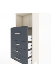 Hyperion Dolap Tek Raflı 4 Çekmeceli 60x44x134 - S50M015V2B