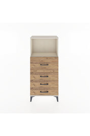 Hyperion Dolap Tek Raflı 4 Çekmeceli 60x44x134 - S50M015V3B