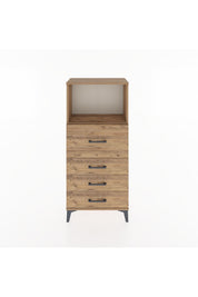 Hyperion Dolap Tek Raflı 4 Çekmeceli 60x44x134 - S50M015V9B